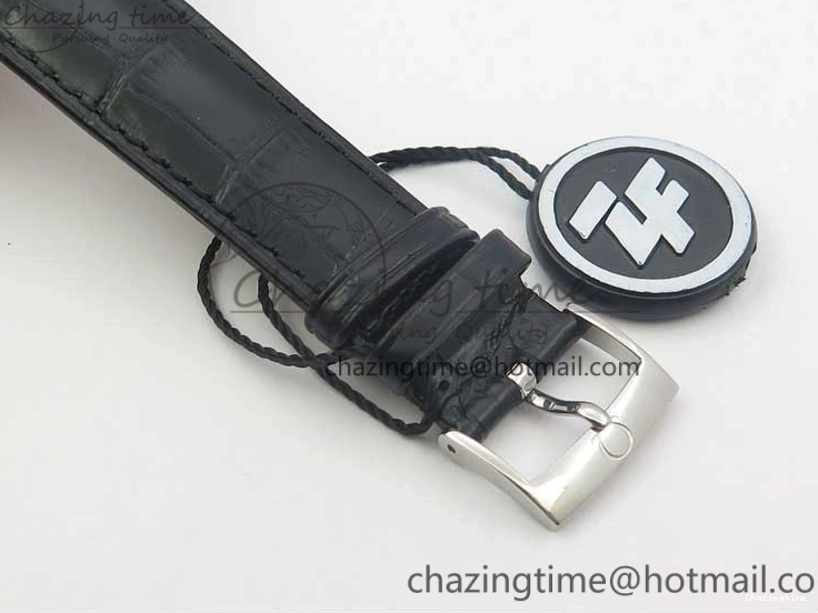 0316 MultiPurpose De Ville Prestige Real PR SS ZF 1:1 Best Edition White Dial Blue Markers on Black Leather Strap MIYOTA 7941